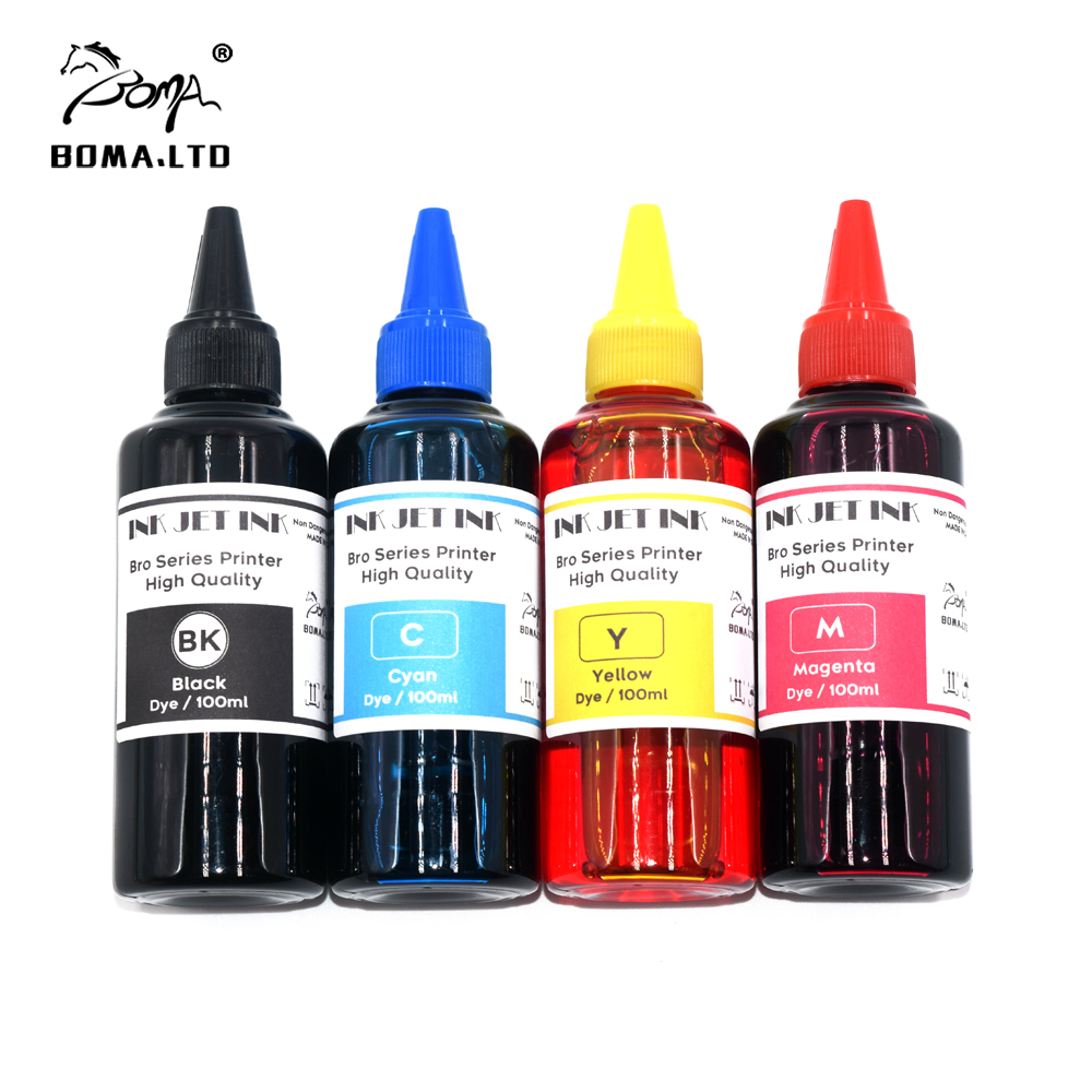 Sublimation Ink 100Ml - Kit de recharge d'encre 100ml, 4