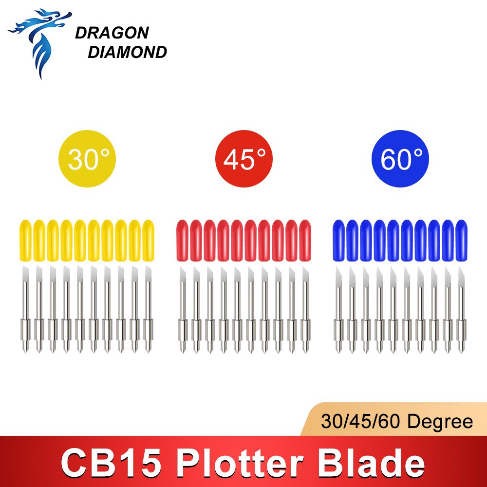 Vinyl Cutter Plotter - DRAGON DIAMOND 5 pièces 30/45/60 degrés