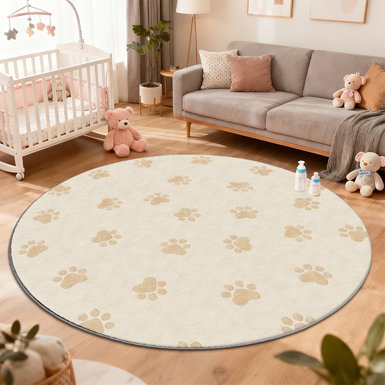 Wholesale Commercial Printing - Tapis de sol rond moderne et