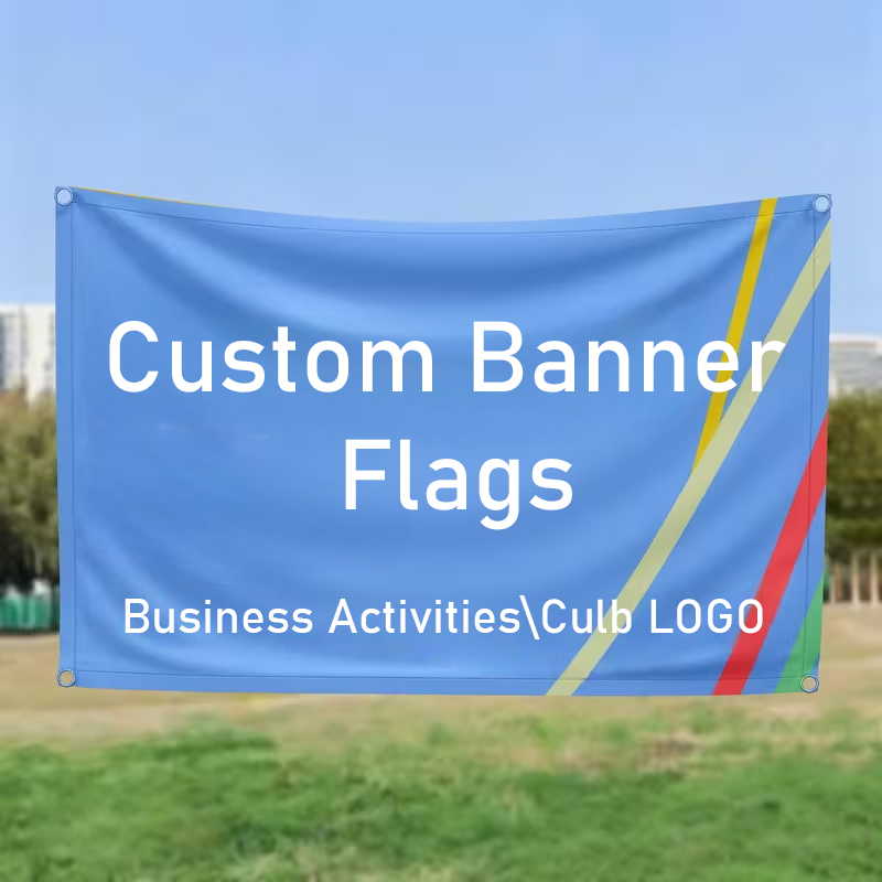 Commercial Printing Supplies - Drapeau personnalisé avec logo pour entreprise,