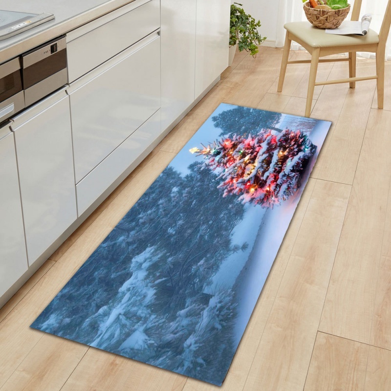 Hall Commercial Printing - Tapis de sol imprimé paysage hivernal