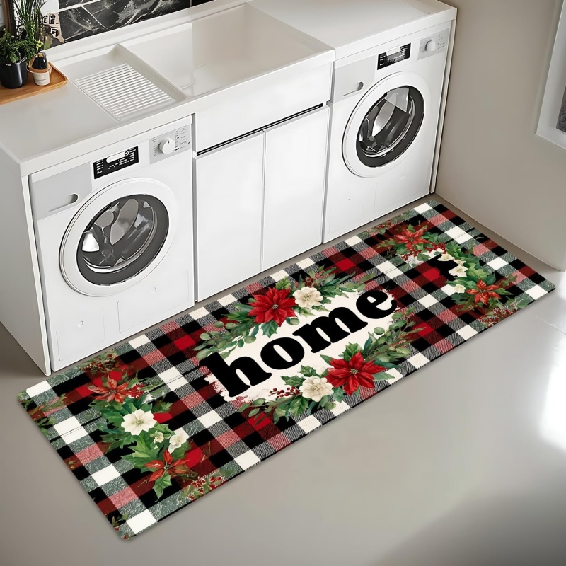 Tapis de Noël familial imprimé - Hall Commercial Printing avis et prix