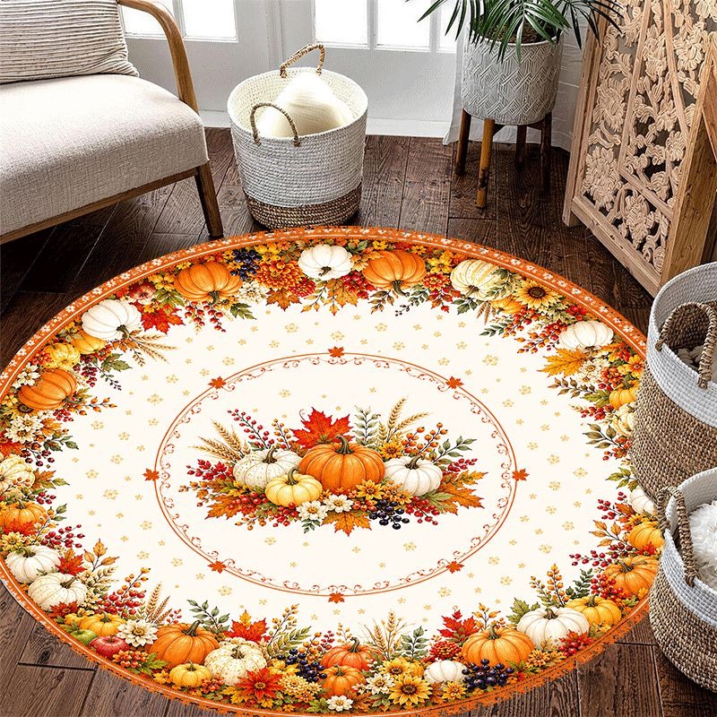 Tapis rond récolte d'automne,  - Wholesale Commercial Printing avis et prix