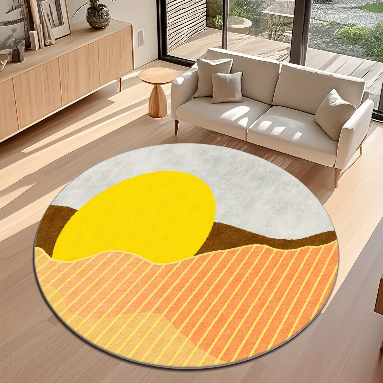 Tapis circulaire moderne du mi - Wholesale Commercial Printing avis et prix