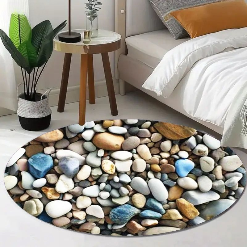 Tapis rond antidérapant à moti - Wholesale Commercial Printing avis et prix