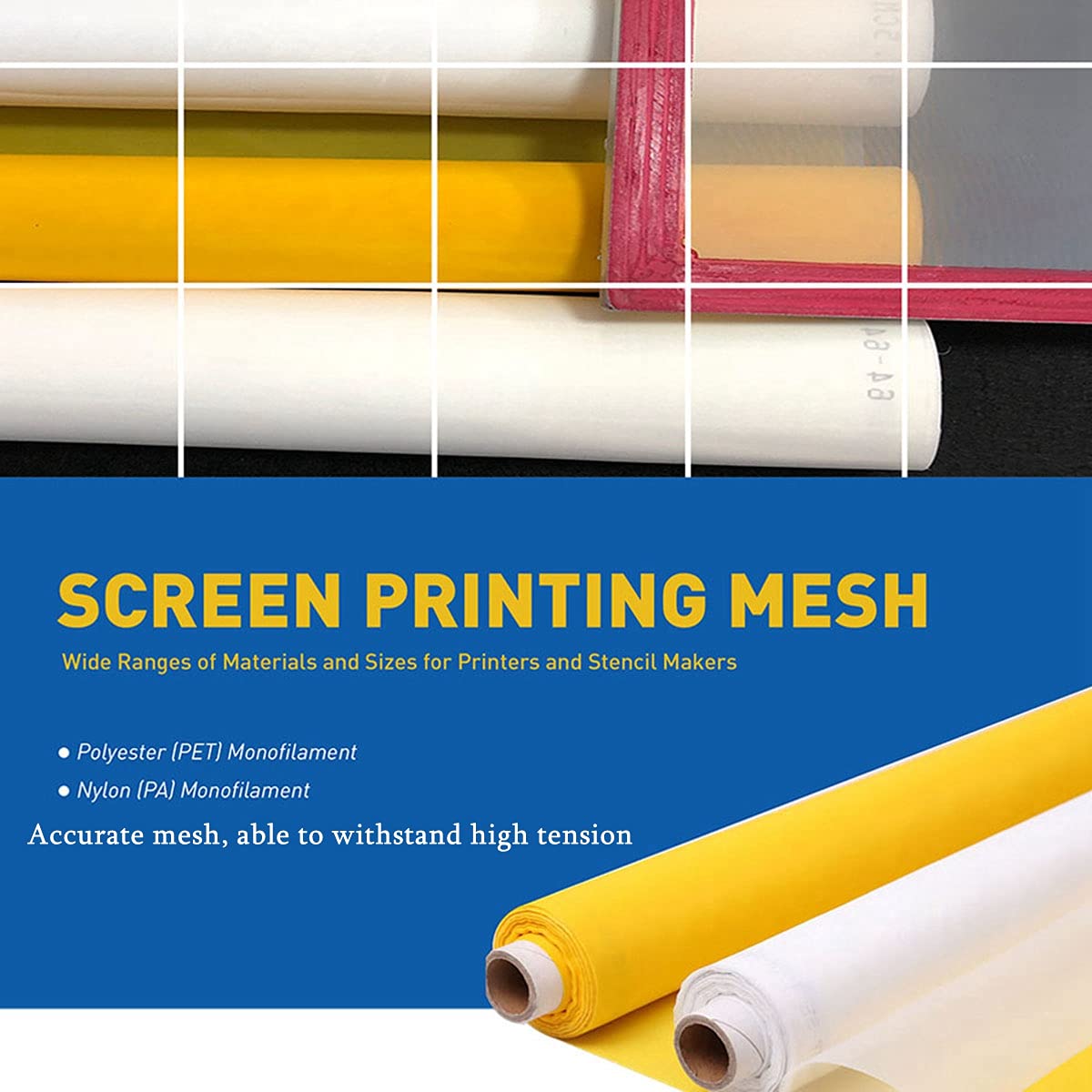 Maille de sérigraphie blanche, - Commercial Printing Supplies avis et prix