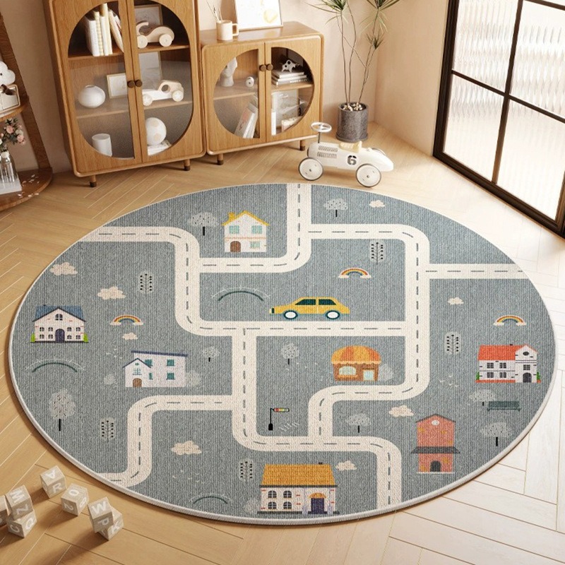 Tapis rond antidérapant avec i - Wholesale Commercial Printing avis et prix